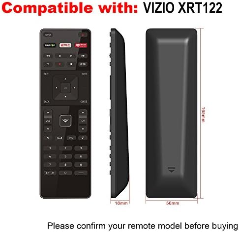 מקרה מרחוק של Sikai תואם ל- Vizio XRT122 טלוויזיה חכמה מרחוק [ידידותי לסביבה] סיליקון עבור Vizio Smart LCD